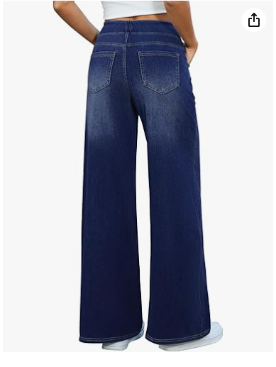 Flexora High-Waist Baggy Jeans